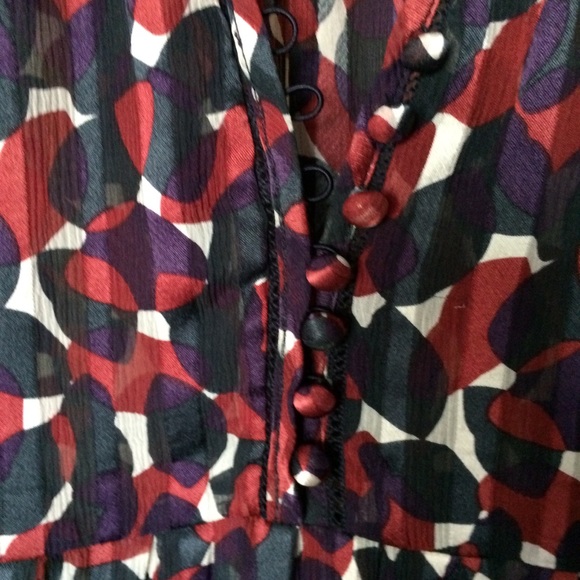 BCBGMAXAZRIA Soft Shapes S/S Blouse - Picture 7 of 8